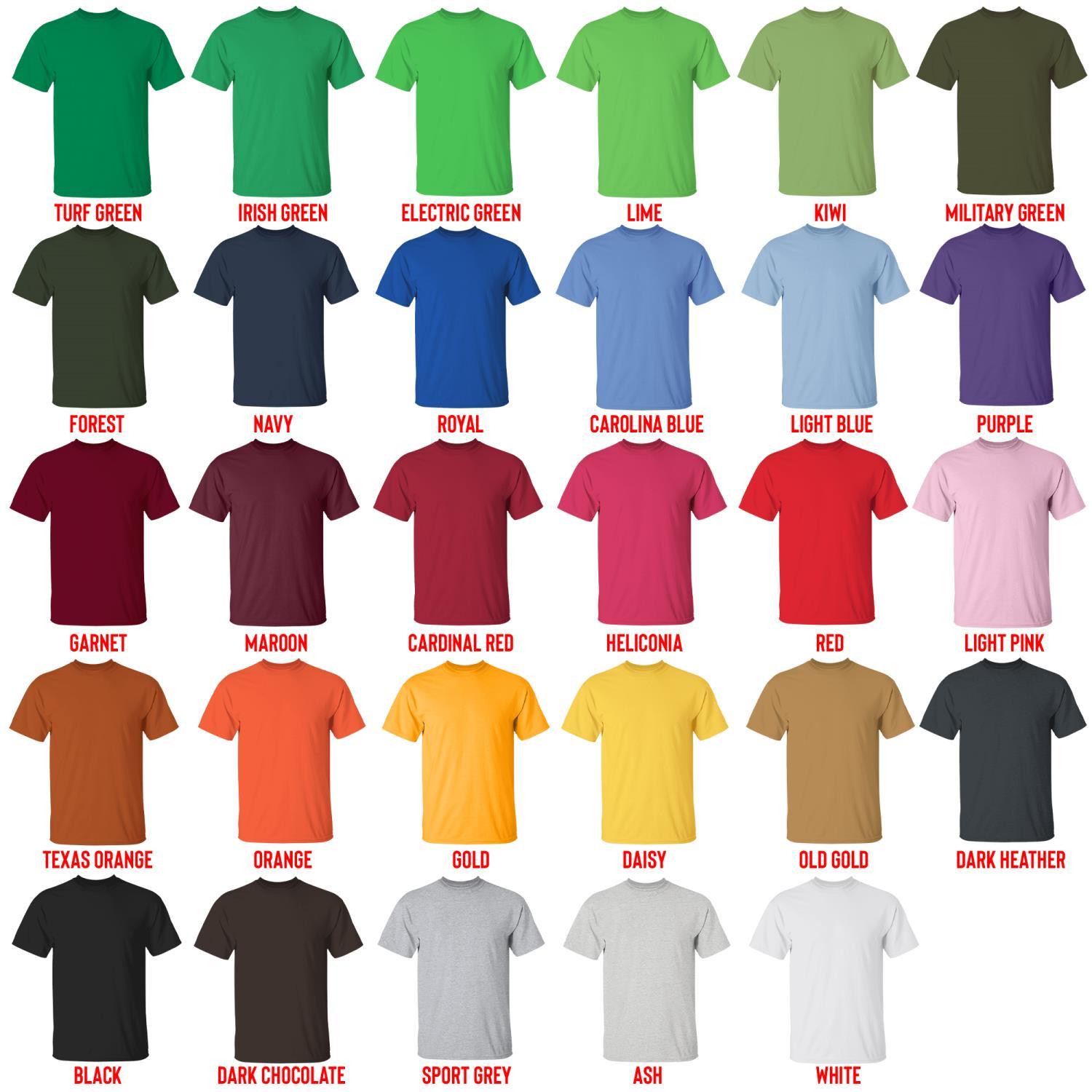 t shirt color chart - Team Fortress 2 Merch