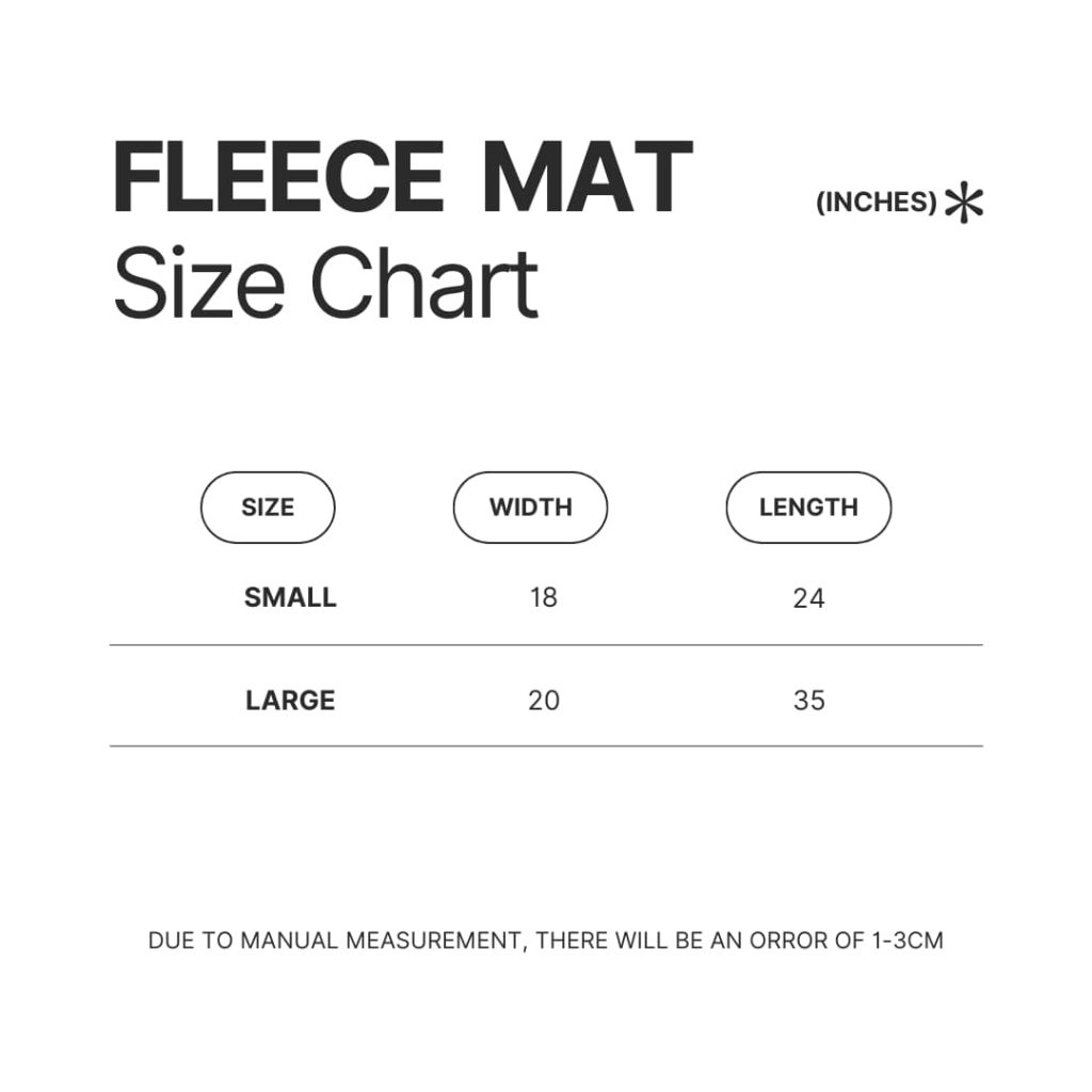 Fleece Mat Size Chart - Team Fortress 2 Merch