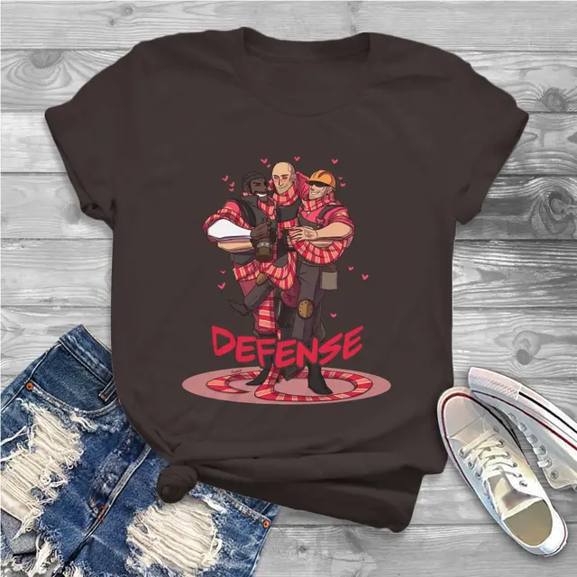 Defense Classes Women T Shirts Team Fortress 2 Shooter Game Vintage Tee Shirt Short Sleeve O.jpg 640x640 22 - Team Fortress 2 Merch