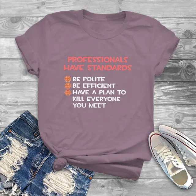 Professionals Funny Meme Feminine Shirts Team Fortress 2 Shooter Game Oversized T shirt Goth Vintage Female.jpg 640x640 19 - Team Fortress 2 Merch