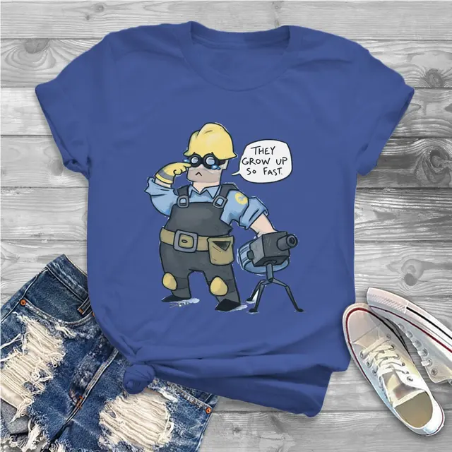 They Grow Up So Fast Women Clothing Team Fortress 2 Shooter Game Graphic Female Tshirts Vintage.jpg 640x640 2 - Team Fortress 2 Merch
