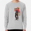 ssrcolightweight sweatshirtmensheather greyfrontsquare productx1000 bgf8f8f8 23 - Team Fortress 2 Merch