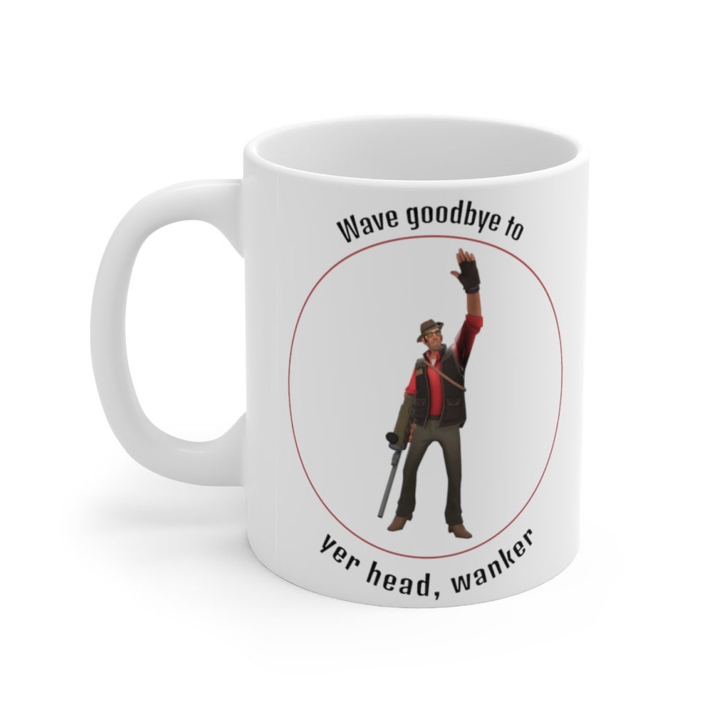 Team Fortress 2 Sniper Inspired Mug - Team Fortress 2 Merch